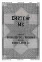 Empty of Me SATB choral sheet music cover